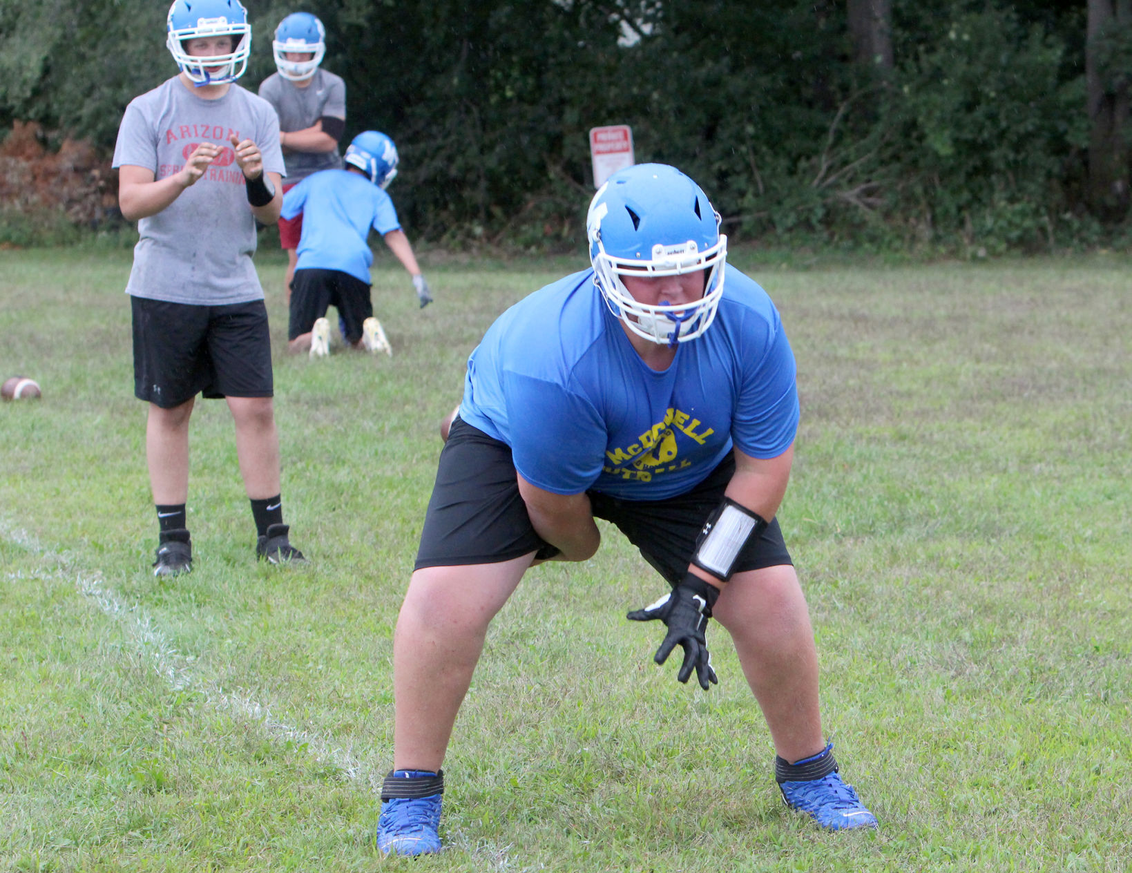 First Day of Football Practice 9-7-20